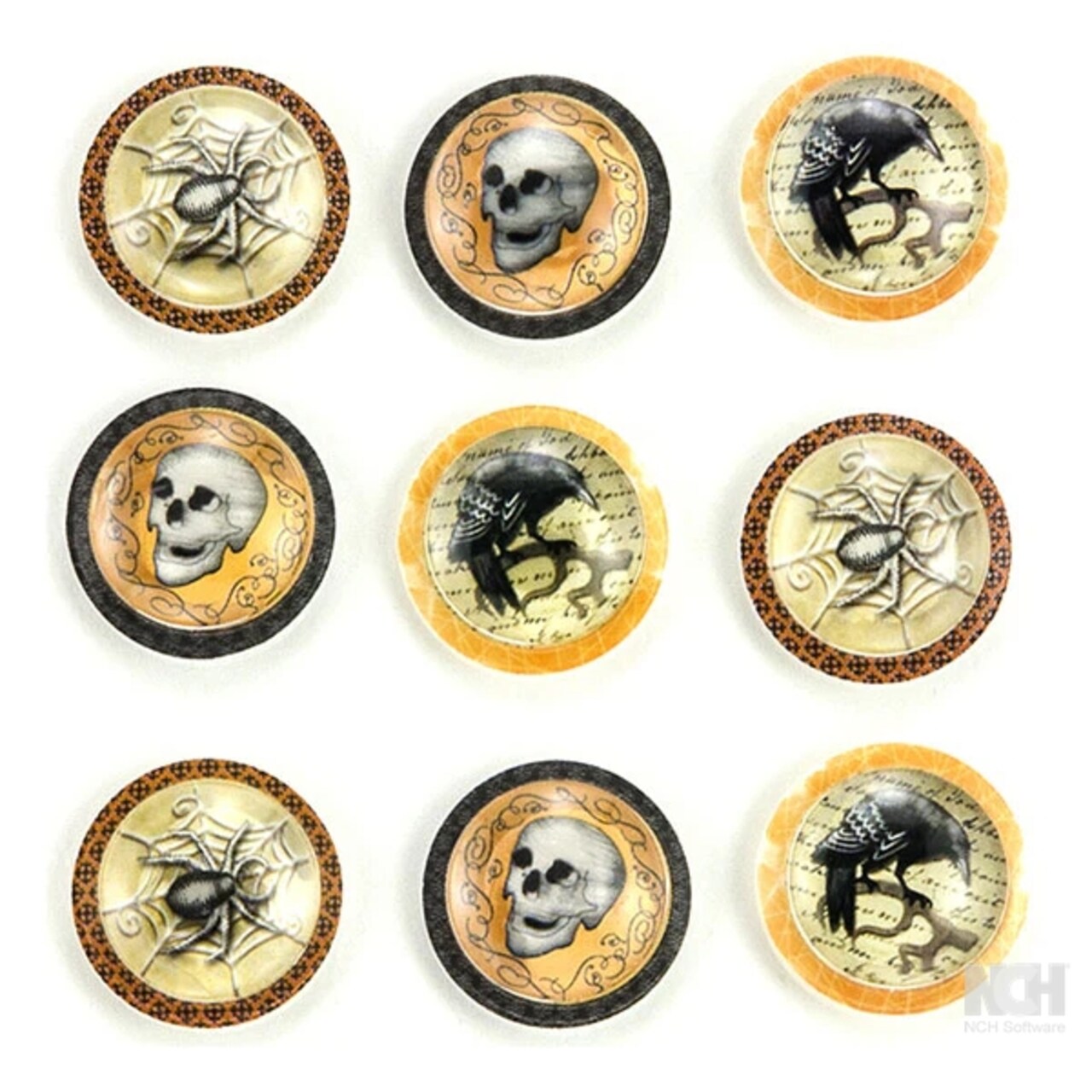 Jolee's Boutique Halloween Vintage Baubles Repeat Dimensional Stickers